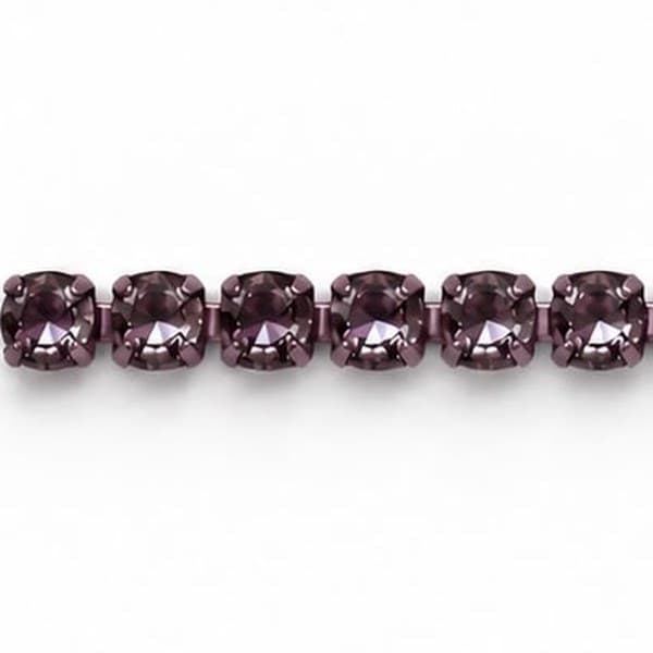 Gorgeous Purple crystal chain