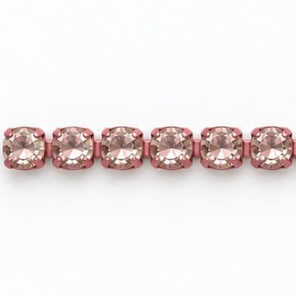Powder Pink crystal chain